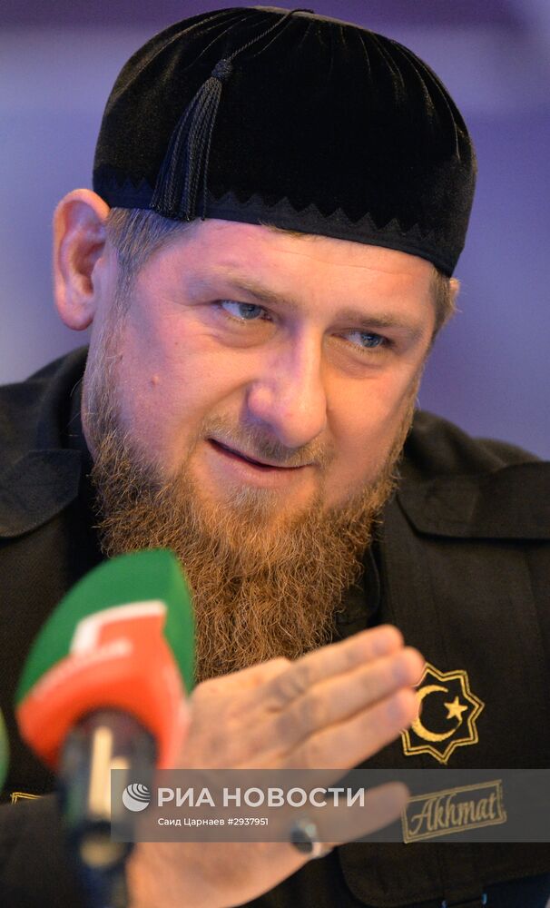 Пресс-конференция главы Чечни Рамзана Кадырова
