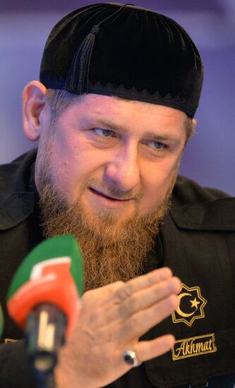 Пресс-конференция главы Чечни Рамзана Кадырова