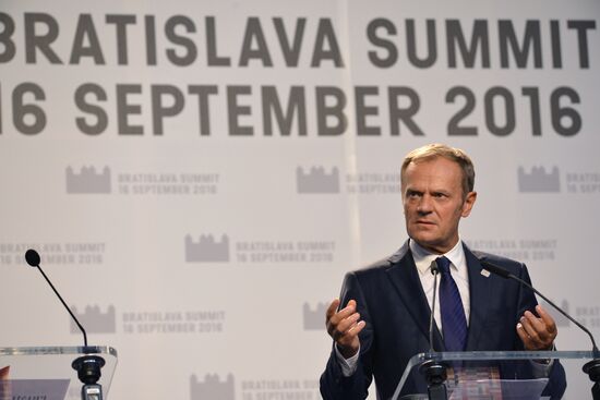Встреча глав стран ЕС в Братиславе