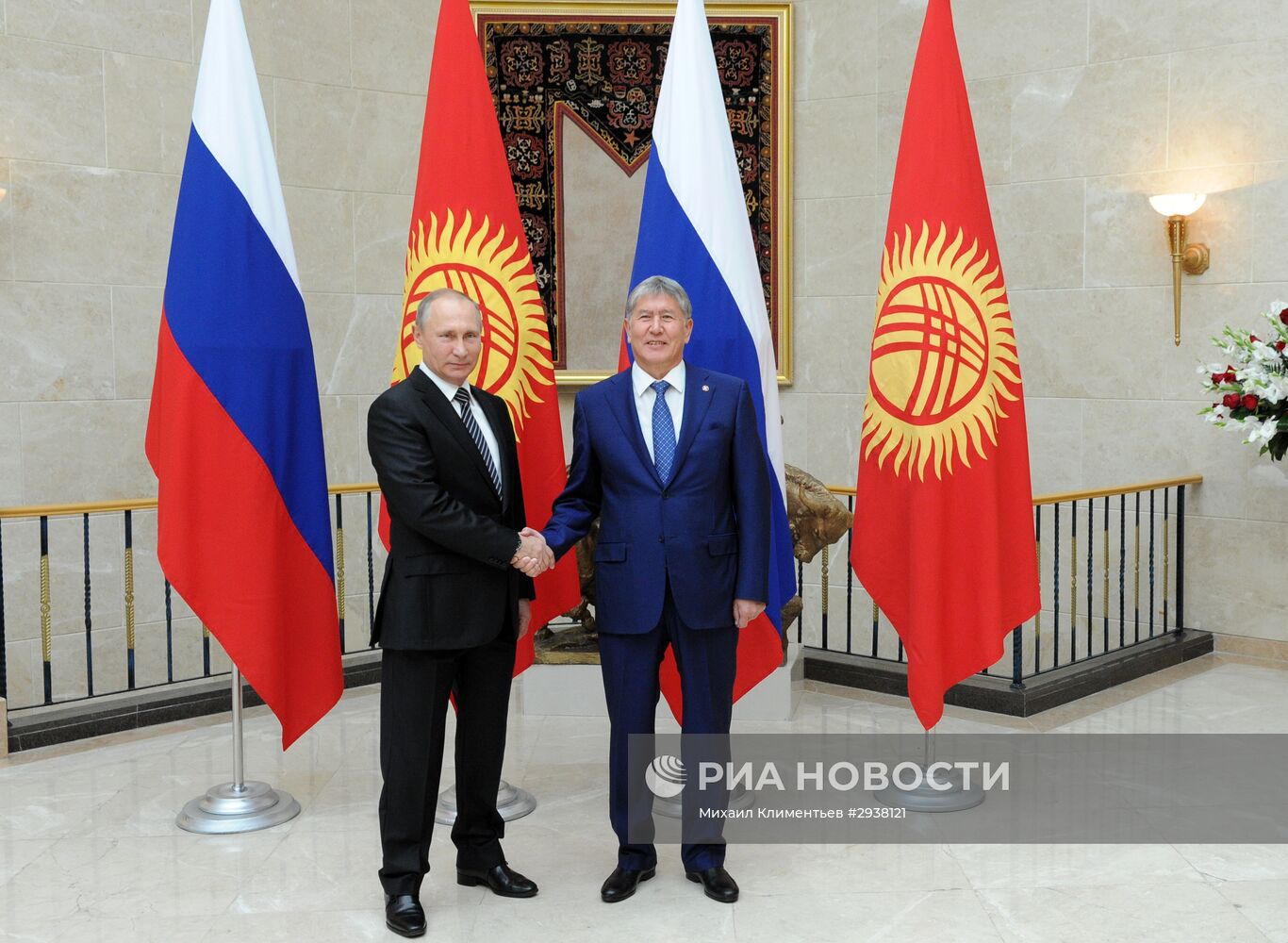 Рабочий визит президента РФ В. Путина в Киргизию. День второй