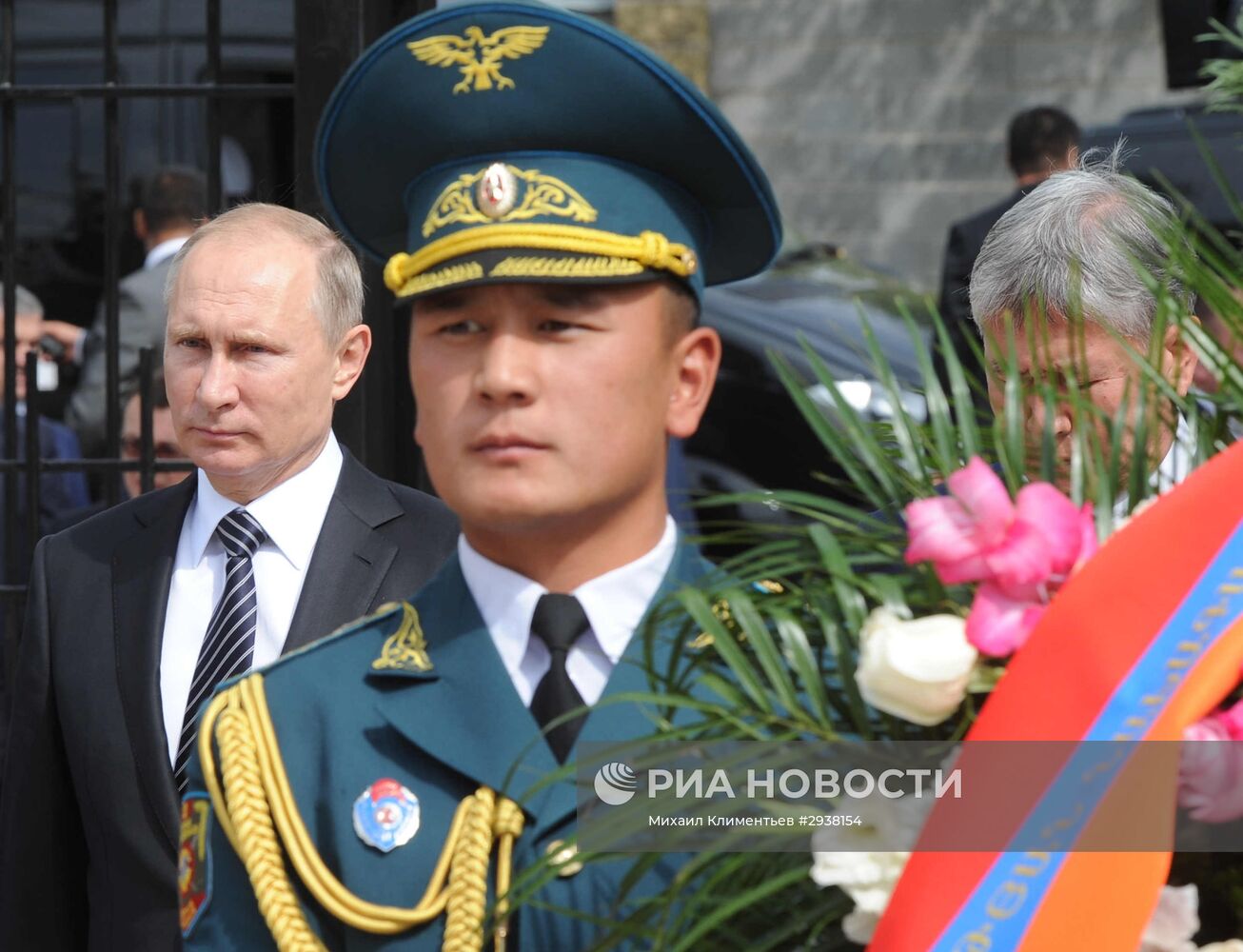 Рабочий визит президента РФ В. Путина в Киргизию. День второй