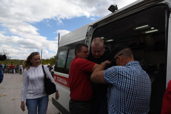 Обмен военнопленными между ДНР, ЛНР и Украиной в Луганской области