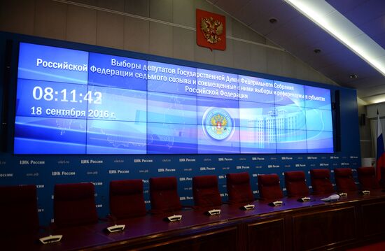 Работа ЦИК РФ