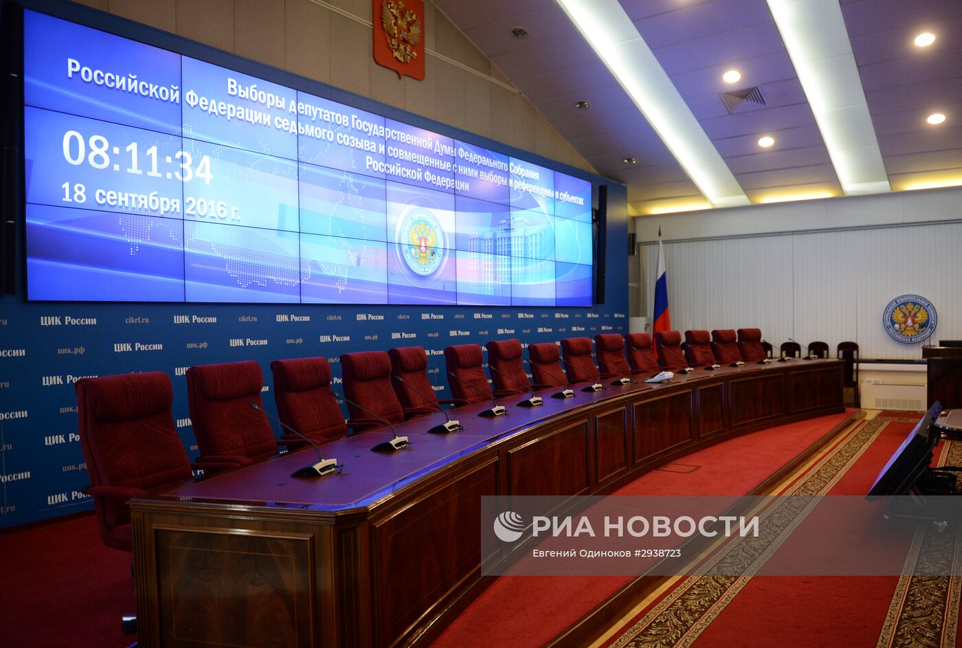 Работа ЦИК РФ