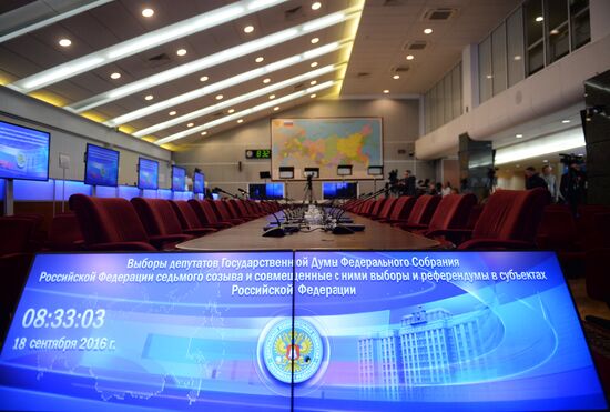 Работа ЦИК РФ