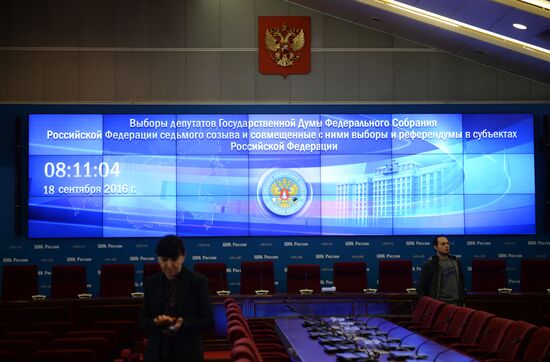 Работа ЦИК РФ