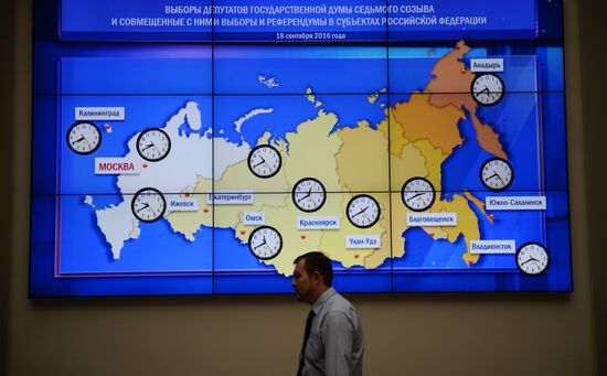 Работа ЦИК РФ