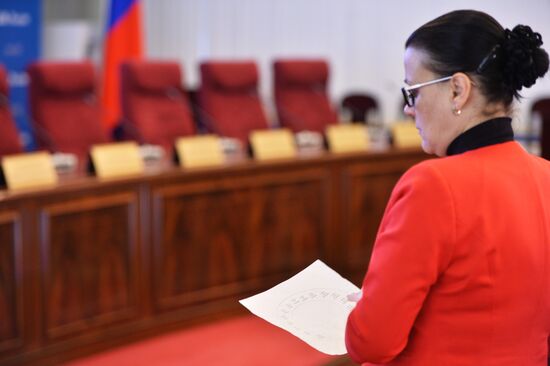 Работа ЦИК РФ