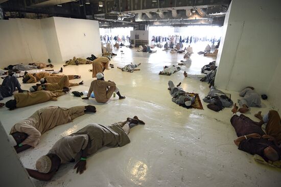 Паломники в Мекке