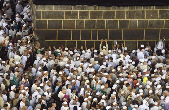 Паломники в Мекке