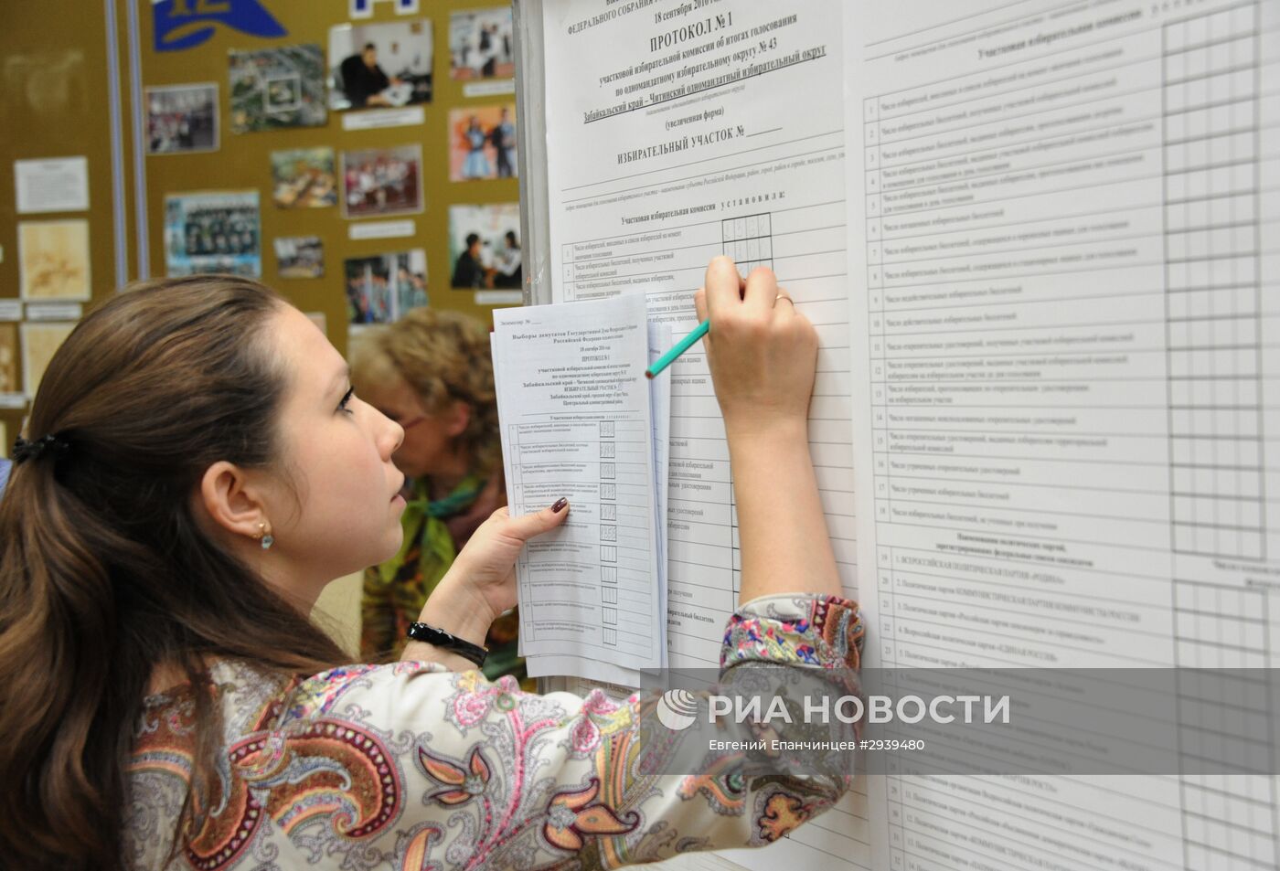 Подсчет голосов в единый день голосования