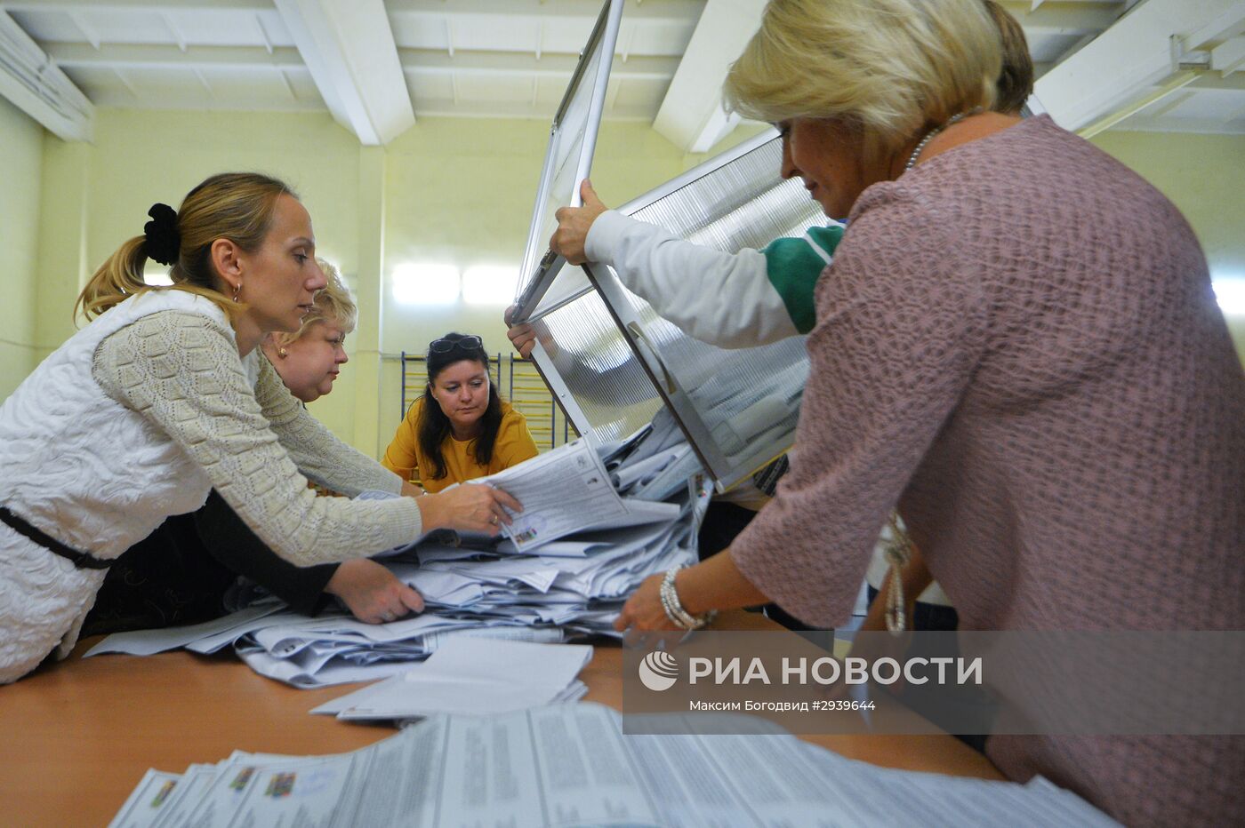 Подсчет голосов в единый день голосования