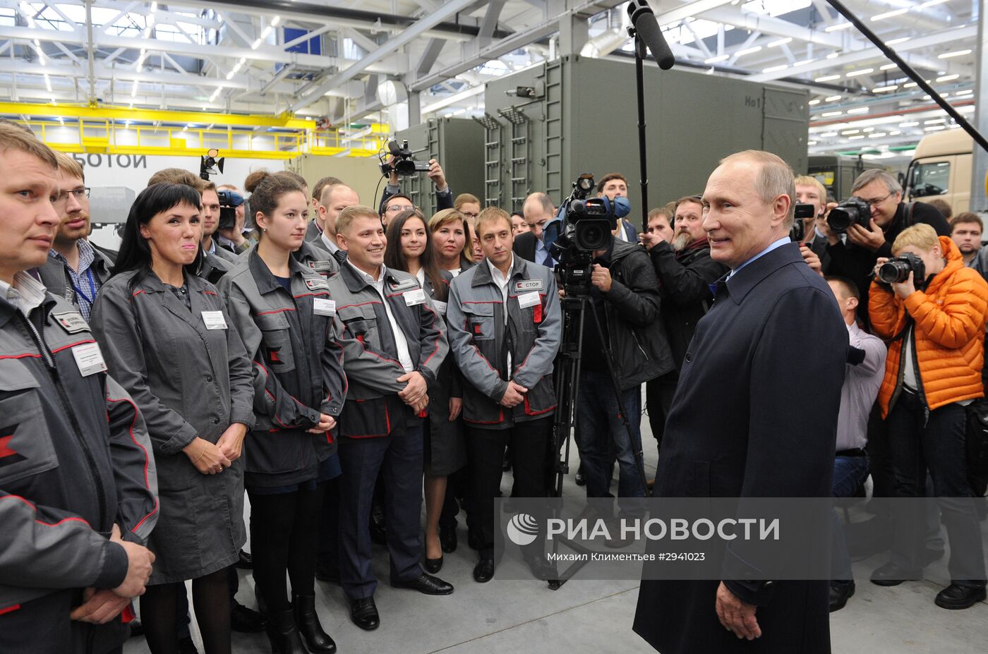 Рабочая поездка президента РФ В. Путина в Ижевск