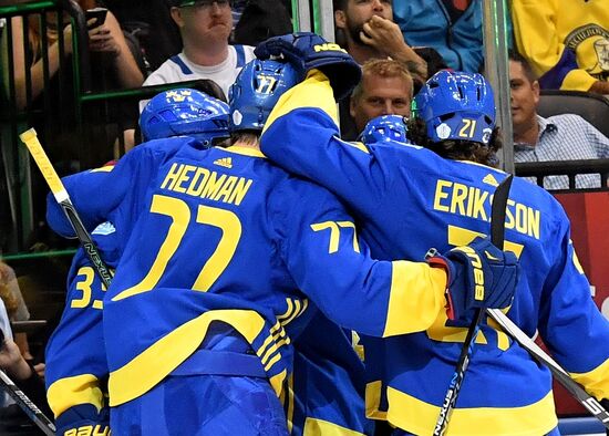 Хоккей. Кубок мира. Матч Швеция - Финляндия