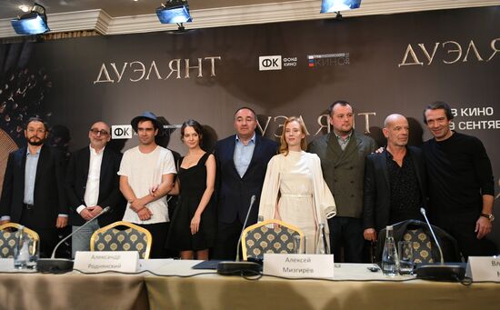 Пресс-конференция, посвященная премьере фильма "Дуэлянт"