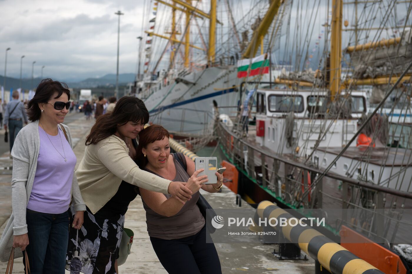 Черноморская регата больших парусников в Сочи