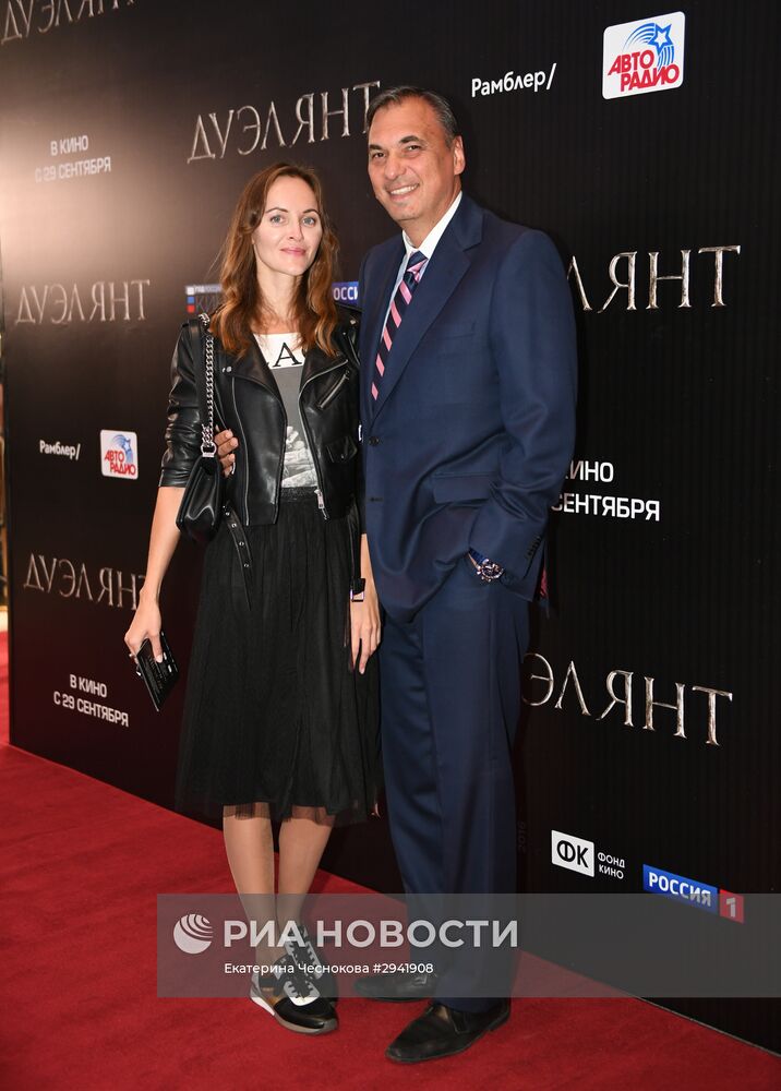 Премьера фильма "Дуэлянт"