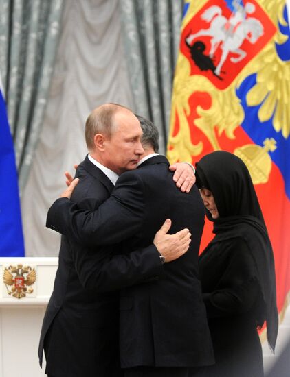 Церемония вручения государственных наград в Кремле