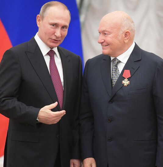 Церемония вручения государственных наград в Кремле