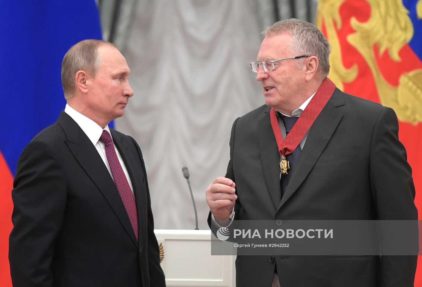 Церемония вручения государственных наград в Кремле