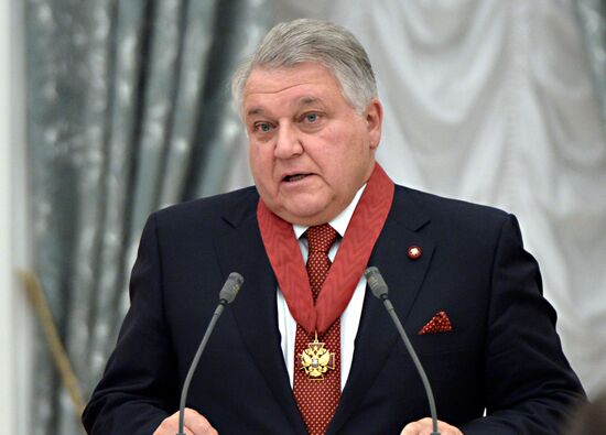 Церемония вручения государственных наград в Кремле