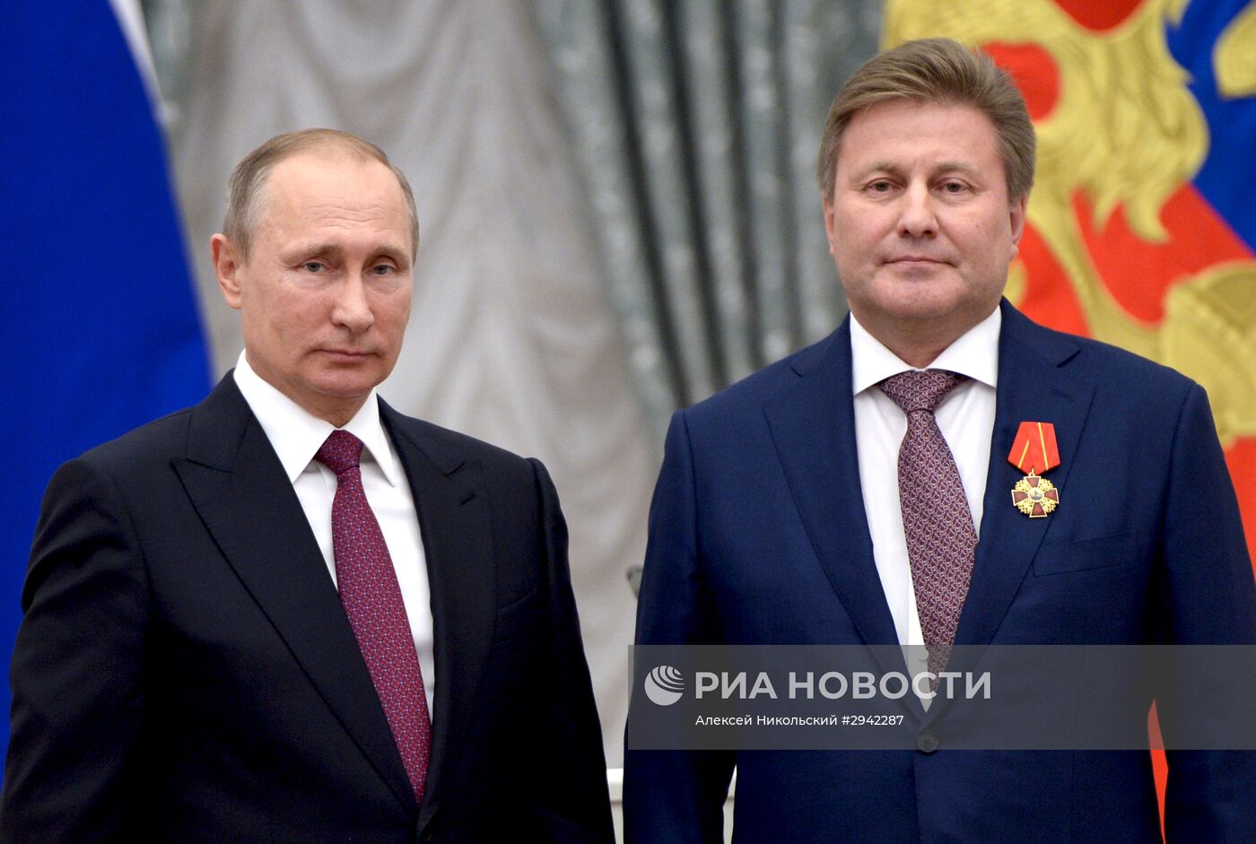 Церемония вручения государственных наград в Кремле