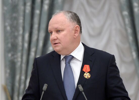 Церемония вручения государственных наград в Кремле