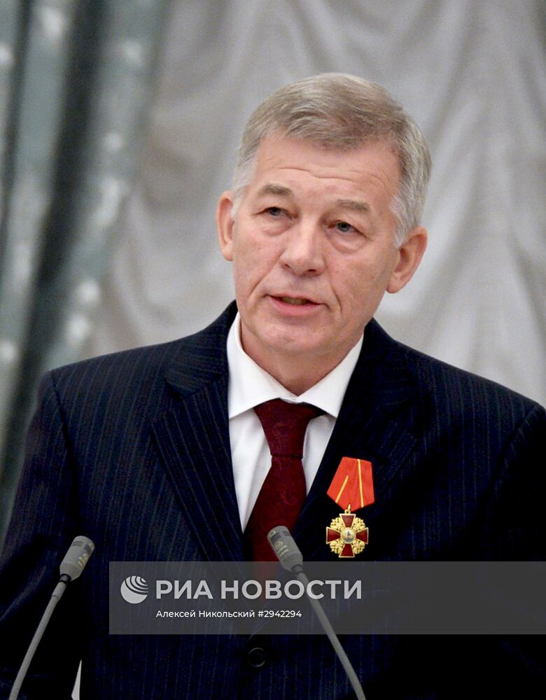 Церемония вручения государственных наград в Кремле