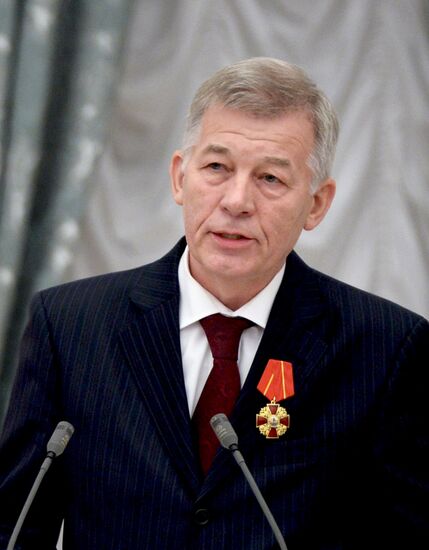 Церемония вручения государственных наград в Кремле