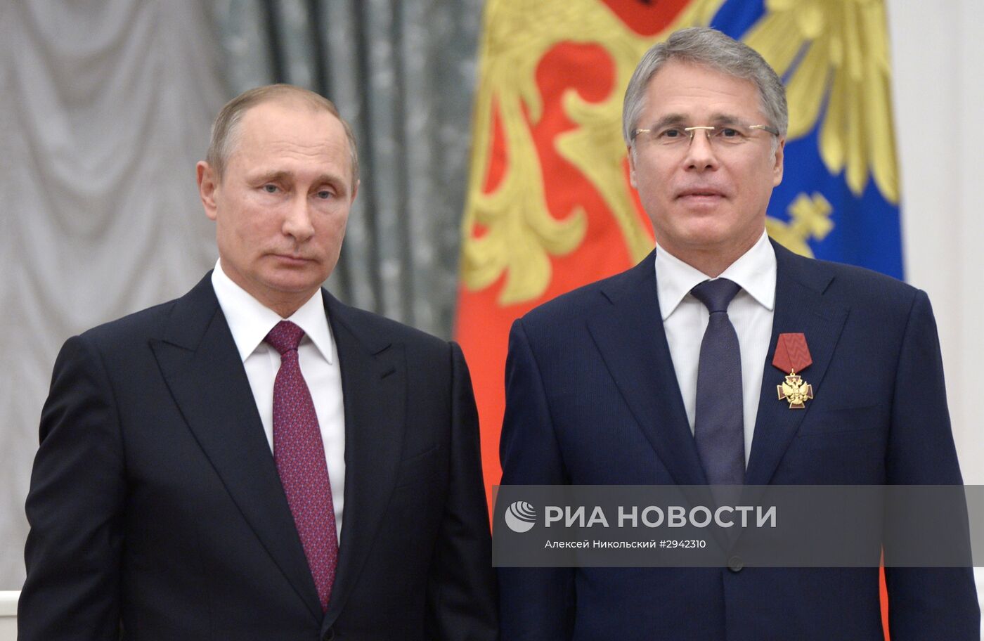 Церемония вручения государственных наград в Кремле