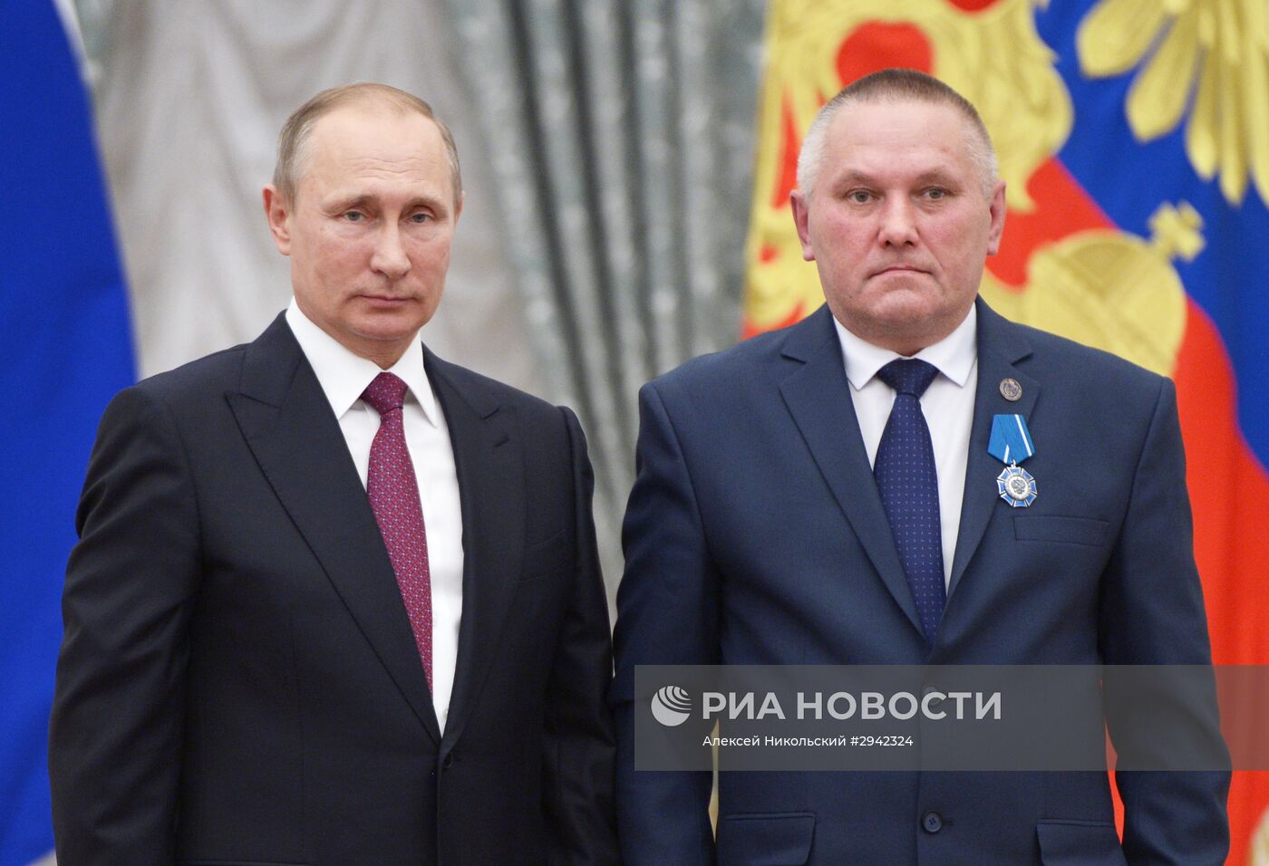 Церемония вручения государственных наград в Кремле