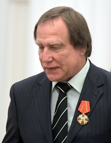 Церемония вручения государственных наград в Кремле