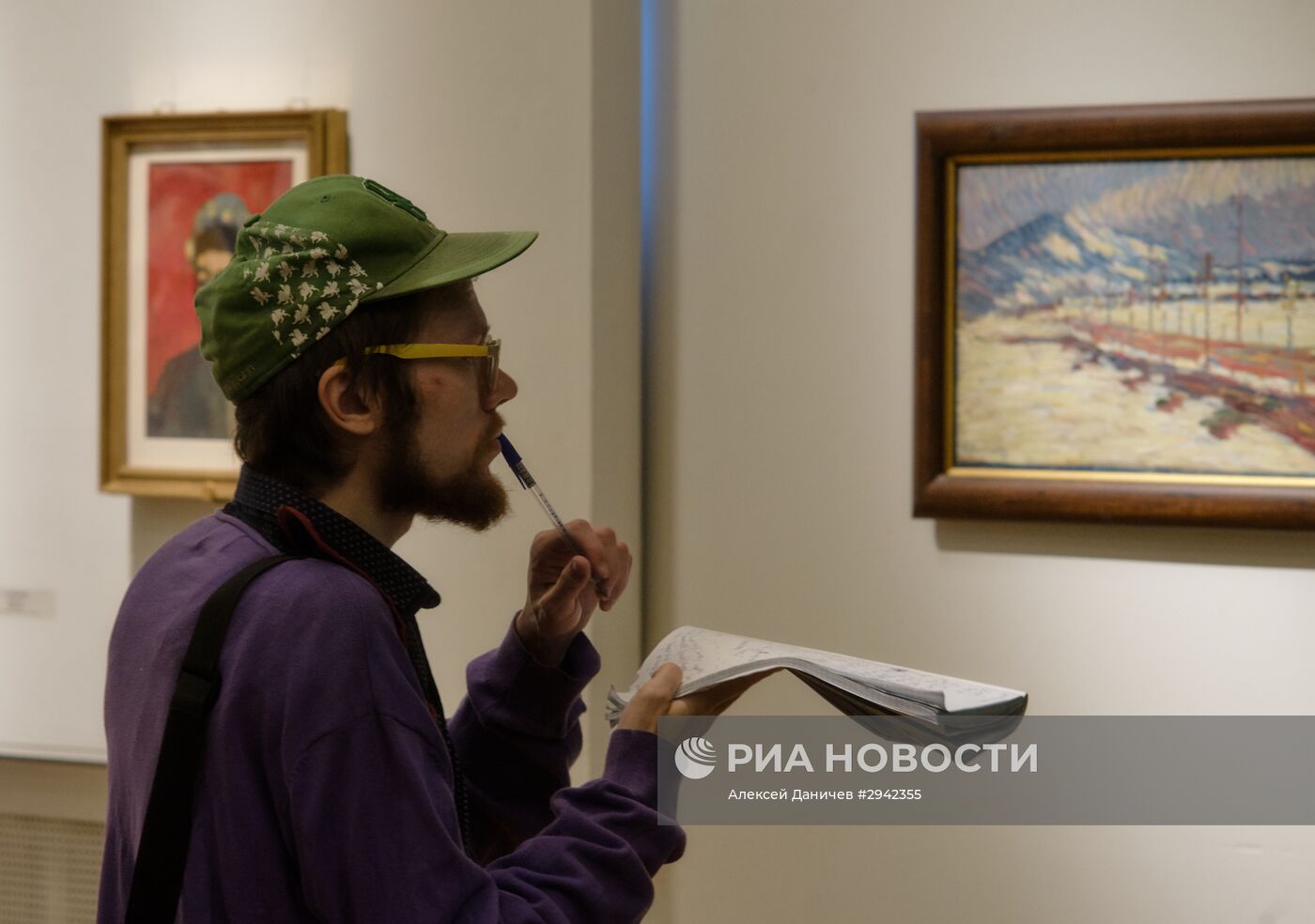 Открытие выставки "Василий Кандинский и Россия" в Санкт-Петербурге