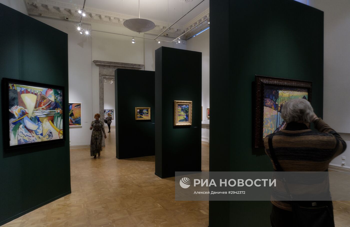 Открытие выставки "Василий Кандинский и Россия" в Санкт-Петербурге