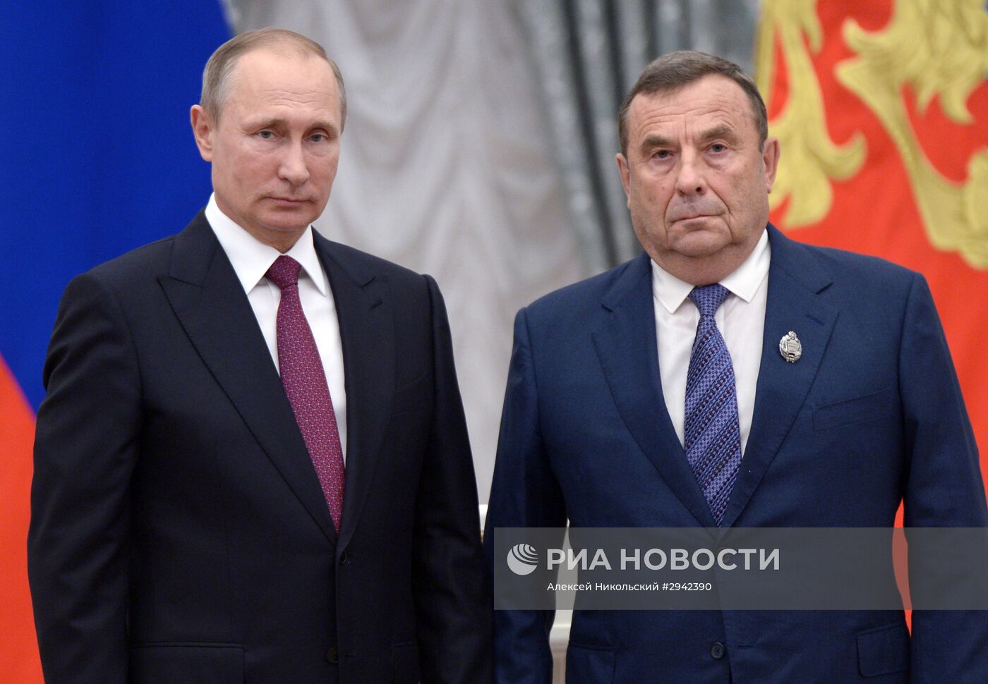 Церемония вручения государственных наград в Кремле