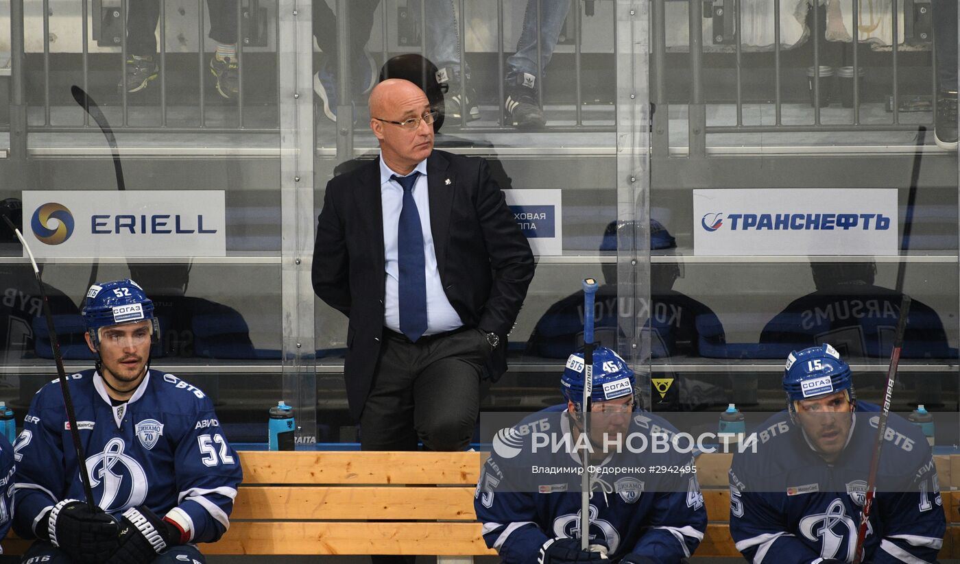 Хоккей. КХЛ. Матч "Динамо" (Москва) - "Торпедо"