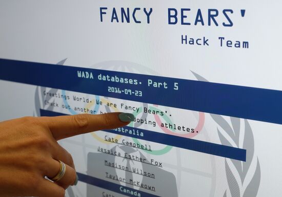 Хакеры из Fancy Bears опубликовали пятую часть данных, полученных после взлома базы ВАДА