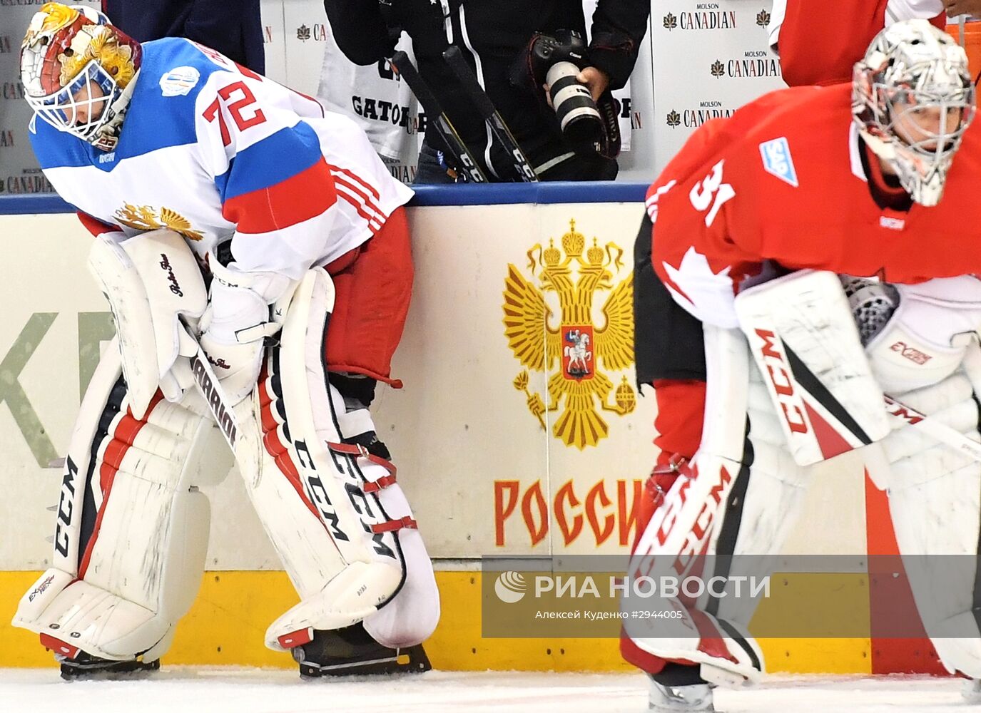 Хоккей. Кубок мира. Матч Канада - Россия