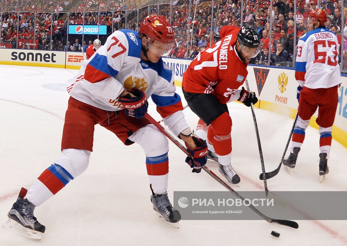 Хоккей. Кубок мира. Матч Канада - Россия