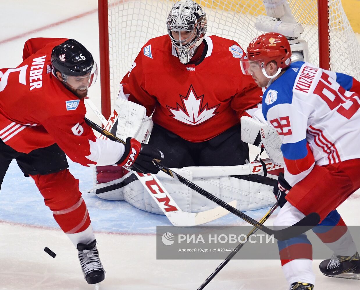 Хоккей. Кубок мира. Матч Канада - Россия