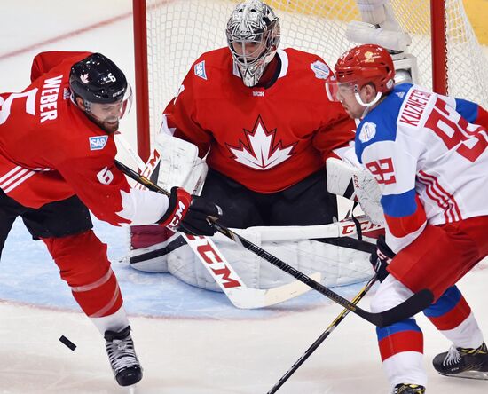 Хоккей. Кубок мира. Матч Канада - Россия