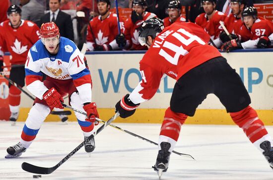 Хоккей. Кубок мира. Матч Канада - Россия