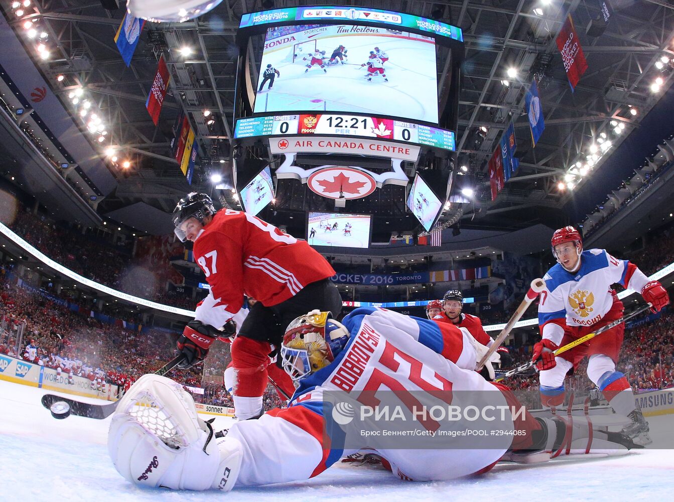 Хоккей. Кубок мира. Матч Канада - Россия