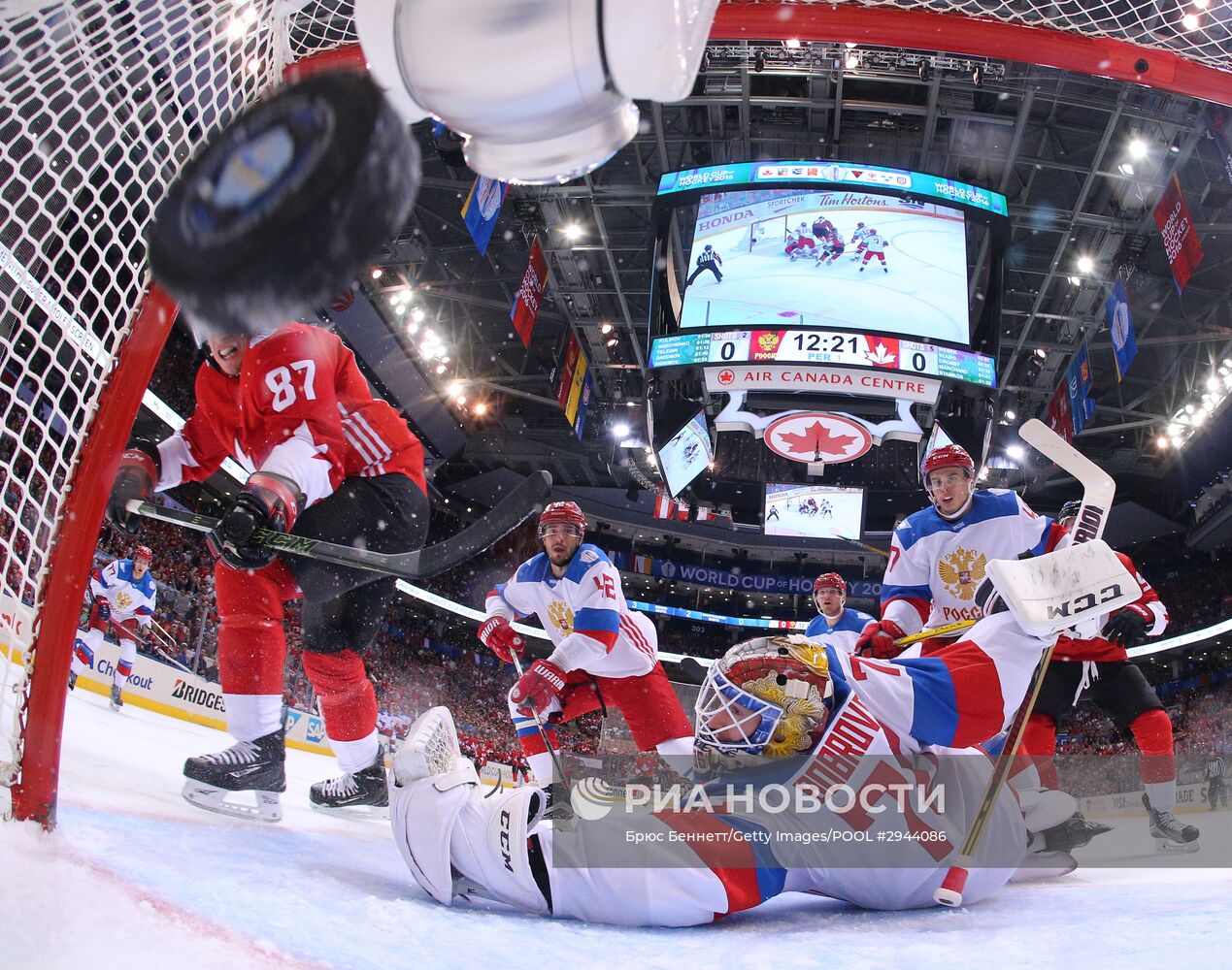 Хоккей. Кубок мира. Матч Канада - Россия