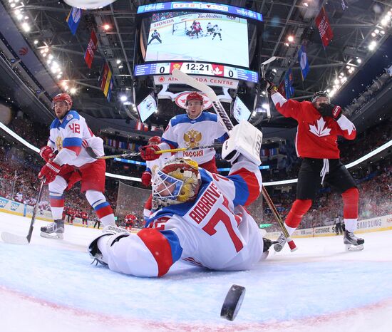 Хоккей. Кубок мира. Матч Канада - Россия