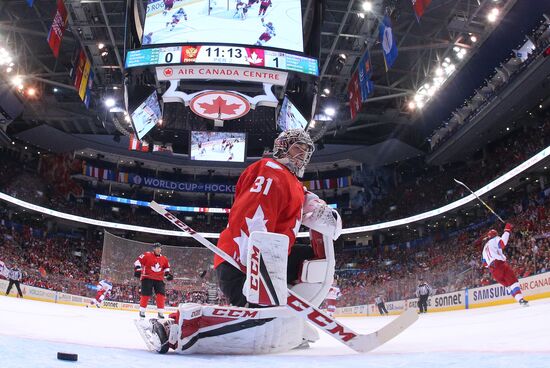 Хоккей. Кубок мира. Матч Канада - Россия
