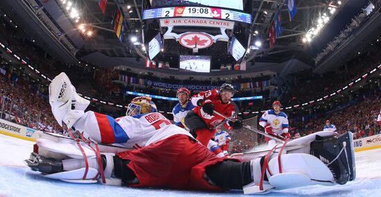 Хоккей. Кубок мира. Матч Канада - Россия