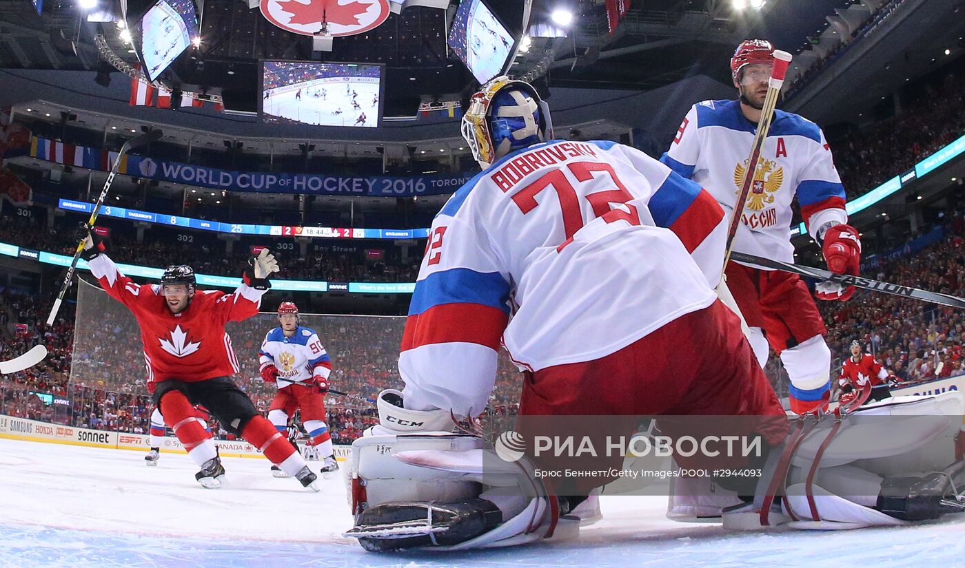Хоккей. Кубок мира. Матч Канада - Россия