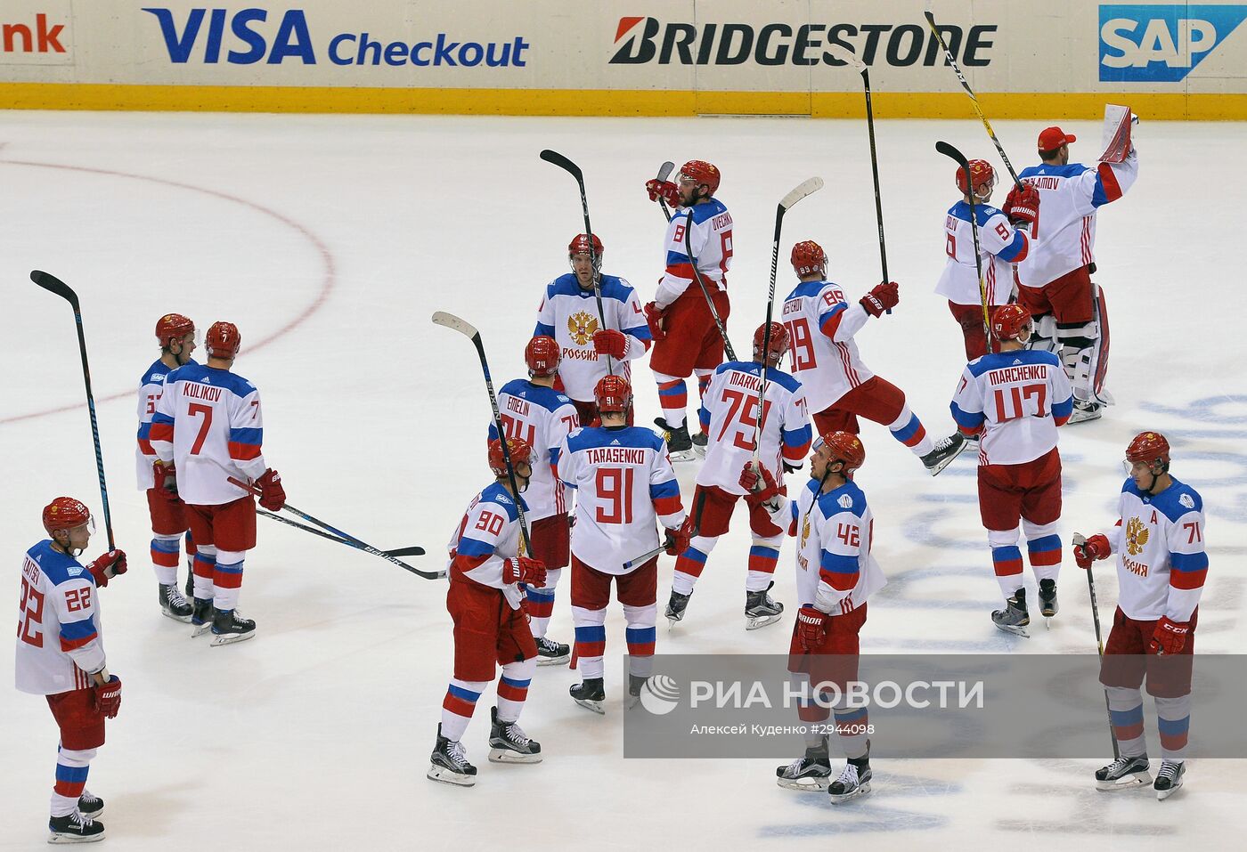 Хоккей. Кубок мира. Матч Канада - Россия