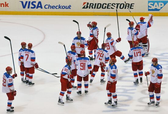 Хоккей. Кубок мира. Матч Канада - Россия
